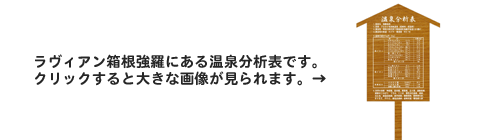 温泉分析表